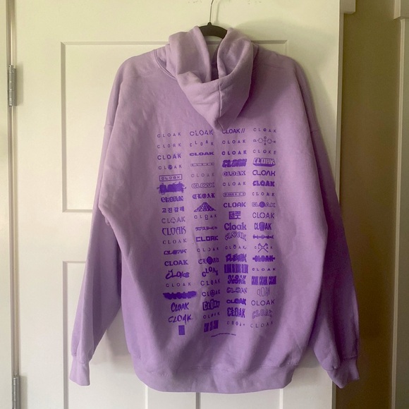 Cloakbrand 5th anniversary hoodie XL 80/20% Cotten/poly and glows in the dark - Picture 2 of 2